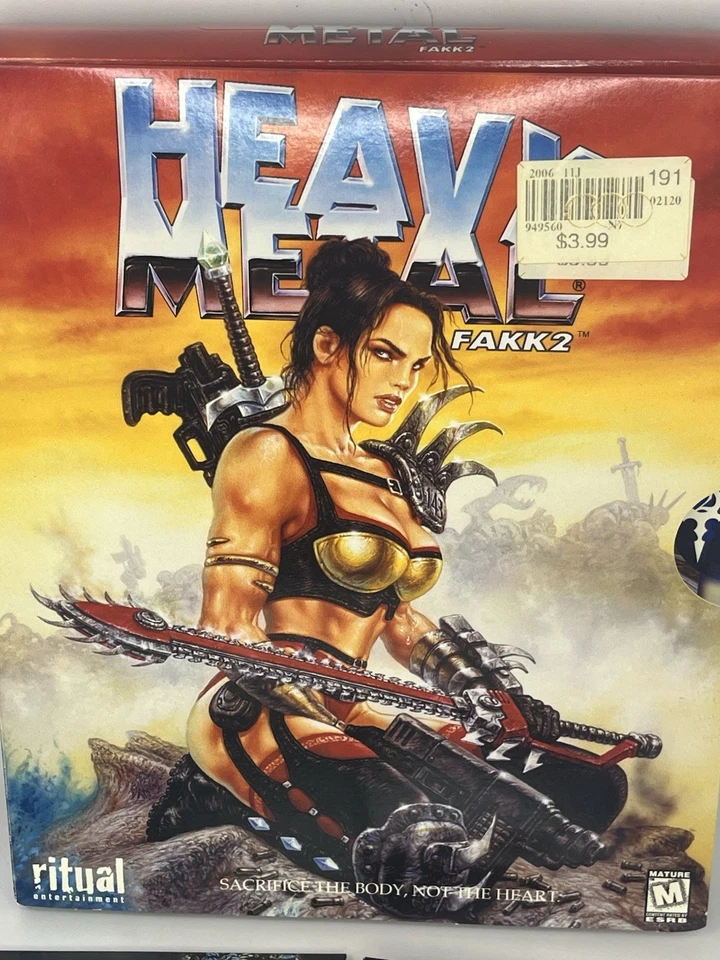 Heavy Metal Fakk 2 Big Box For PC. 2000 RARE - Image 2 of 4