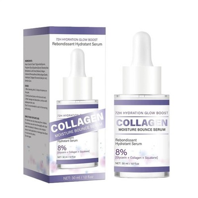 Collagen Facial Serum 30ml Hydrating Soothing Firming Skin Care Solution