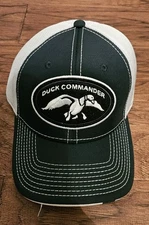 Duck Commander Fitted Flex Fit Green White Hat Adult One Size NEW A-Flex