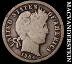 1904 Barber Dime- Silver- Scarce Better Date No Reserve #J843