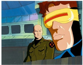 X Men The Animated Series Cyclops Professor X Original Production Animation Cel