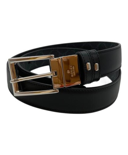 GUCCI                    GG Supreme reversible belt black 771105