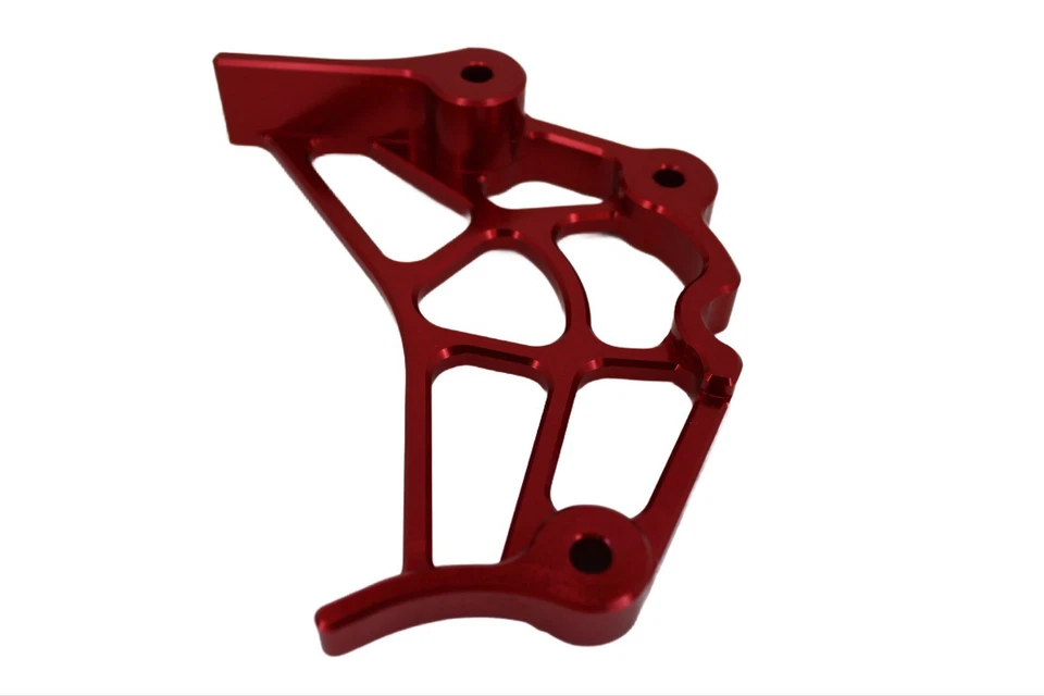 Protector de cadena cubierta de piñón de palanquilla PPS RACING para Kawasaki KLX110 KLX110L rojo Foto 3 de 4