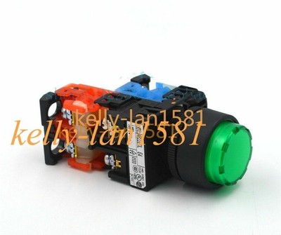1pc New Green Light Button Switch AR22E0L-11E4G *yt