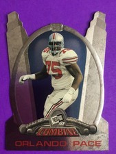 1997 Press Pass Combine Card # 1 Orlando Pace