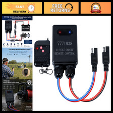 12V Wireless Remote Control Switch for Sprayer Pumps - 250FT Range, Keychain Cli