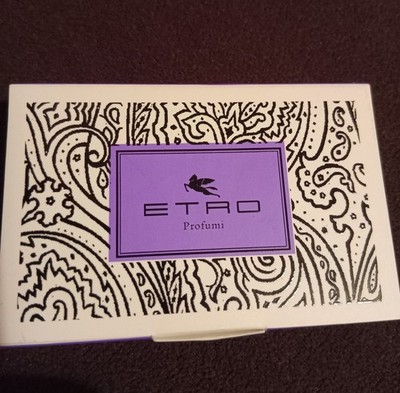 ETRO Profumi EDT 1,7ml x 5 perfume - Etra / Via Verri / Heliotrope / Musk / Fio