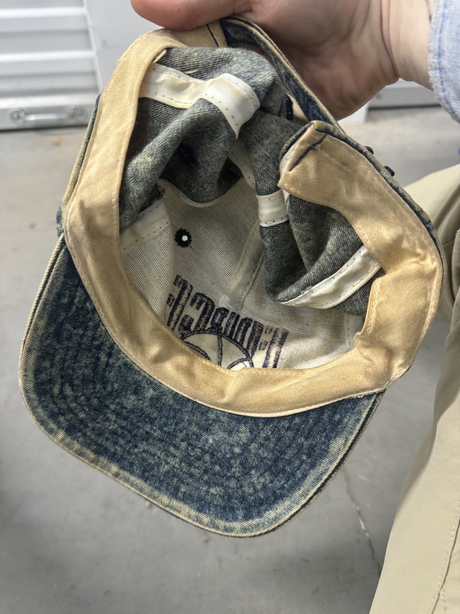 Vintage Nike Force Denim Hat Acid Washed 90s 80s Sportswear