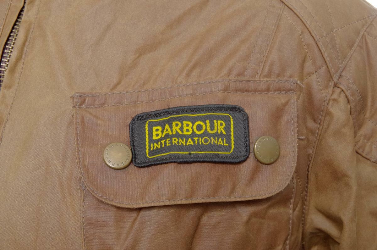 WARM BARBOUR INTERNATIONAL BIKER WAXED jacket UK12 US8 EU38 WARM BARBOUR INTERNATIONAL BIKER WAXED jacket UK12 US8 EU38
