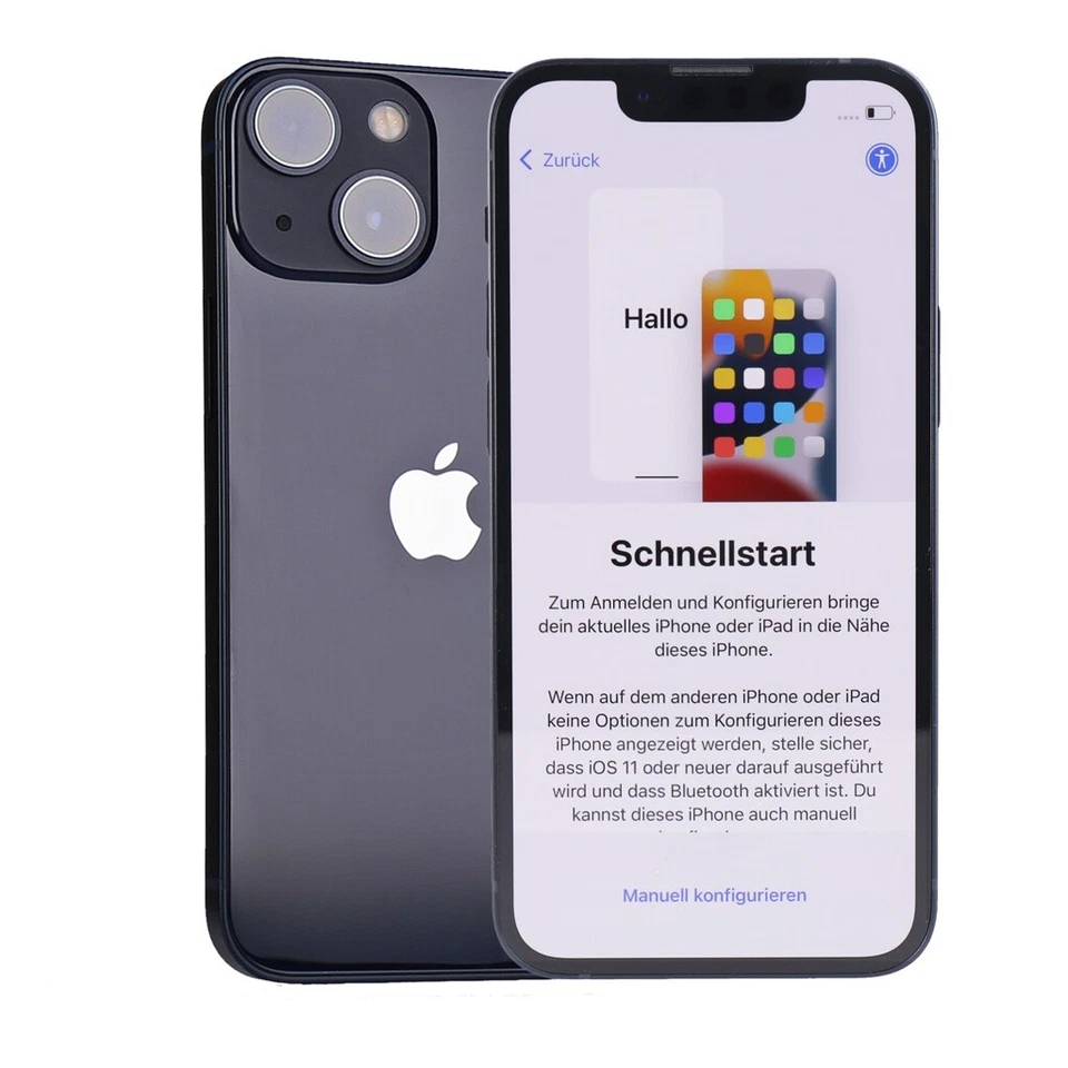 Apple iPhone 13 128GB Mitternacht iOS Smartphone Gebrauchtware gut