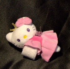 Hello Kitty Plush Wrist Bracelet Wrap Slap Band Pink Princess Outfit