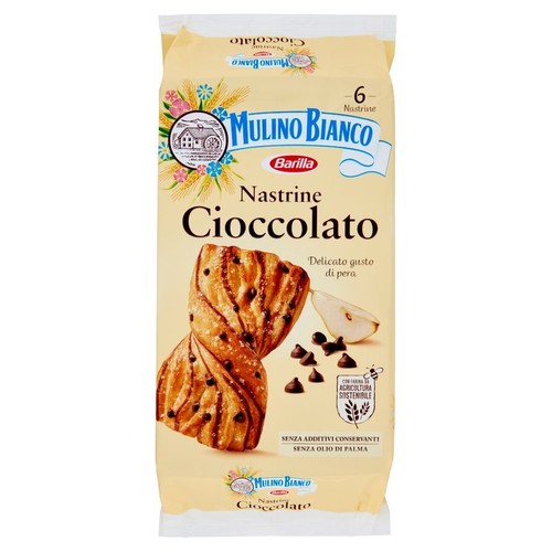 Mulino Bianco Cookies | Chocolate Ribbon Snack | 8,4 Oz /240 Gr - Picture 4 of 11