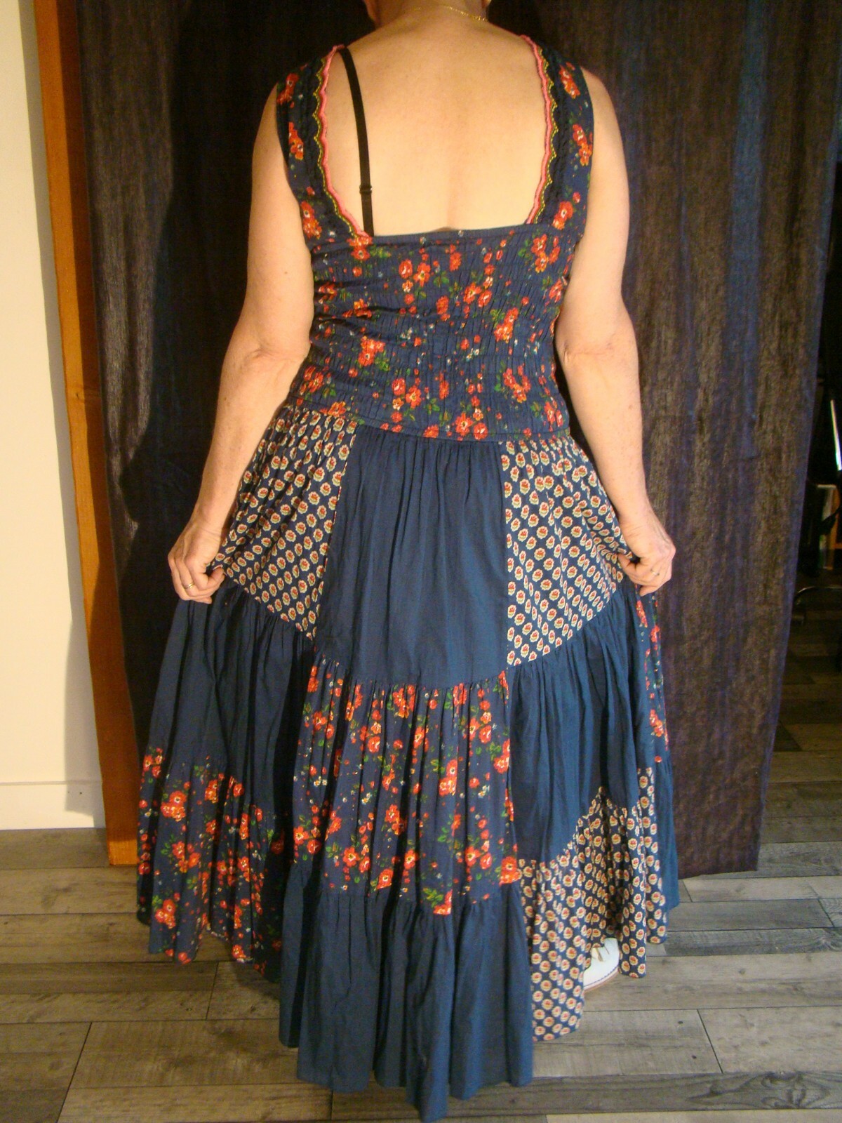 Robe Midi RHUM RAISIN - Taille XL - Multicouleur - Occasion Très Bon État