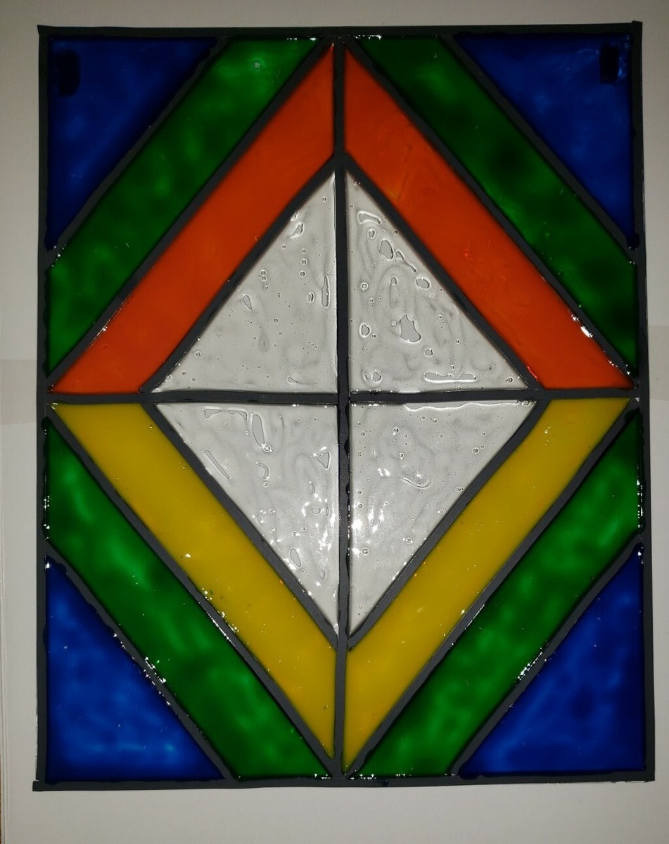 【希少】ヴィンテージ ART glass STENHYTAA W.W. 希少】ヴィンテージ ART glass STENHYTAA W.W. Antique Stain
