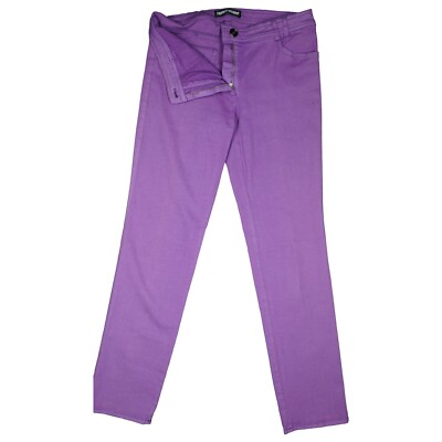 GERRY WEBER Womens Super Stretch Jeans Pants Straight Regular 34 XS S W28 L30 Purple
