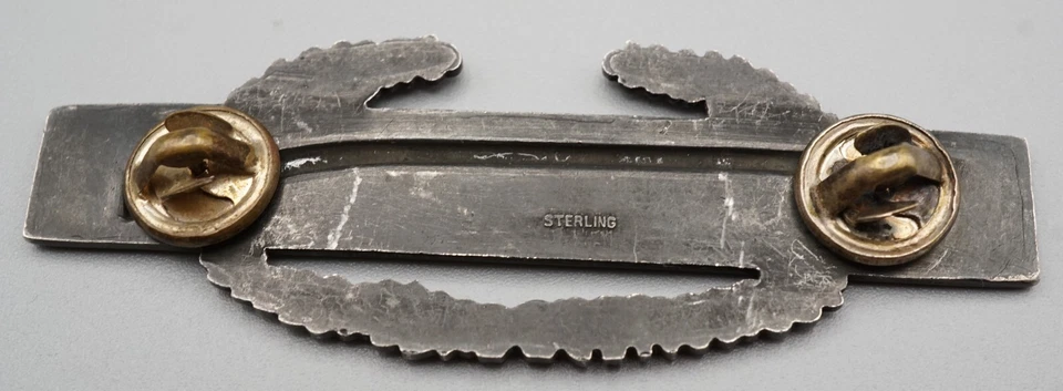 Вторая мировая война Стерлинговая армия CIB Боевой Пехотный Значок ХОРОШАЯ ФОРМА - Изображение 2 из 2