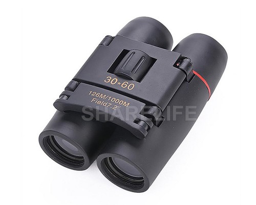 Binoculars Day Night Vision Mini Folding 30x60 Telescope Outdoor Hunting Travel - Picture 2 of 9