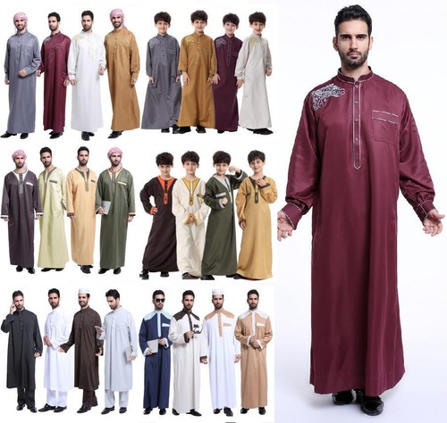Mens Saudi Thobe Galabeya Thoub Abaya 