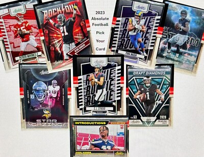 2023 Panini Absolute Football Card *Pick Your Card* Rookies