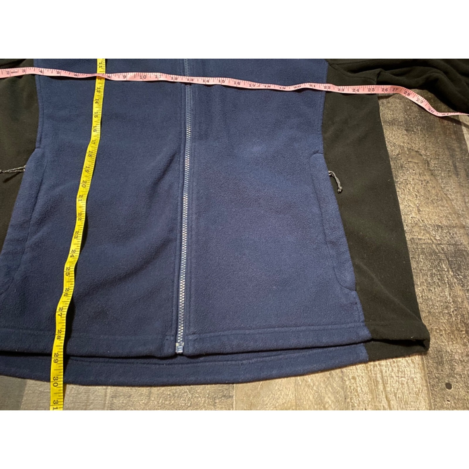 THE NORTH FACE FLEECE FULL ZIP JACKETS MENS SIZE XL BLUE / BLACK RN61661