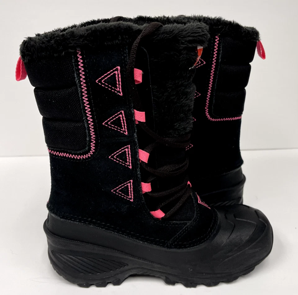 Botas de nieve aisladas de fieltro térmico The North Face para niños 638874 talla 3 negras Foto 2 de 4