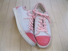 UGG PURE Suede Wool Lined Casual Fashion Sneaker Shoe Gray Coral Women 10 NEW