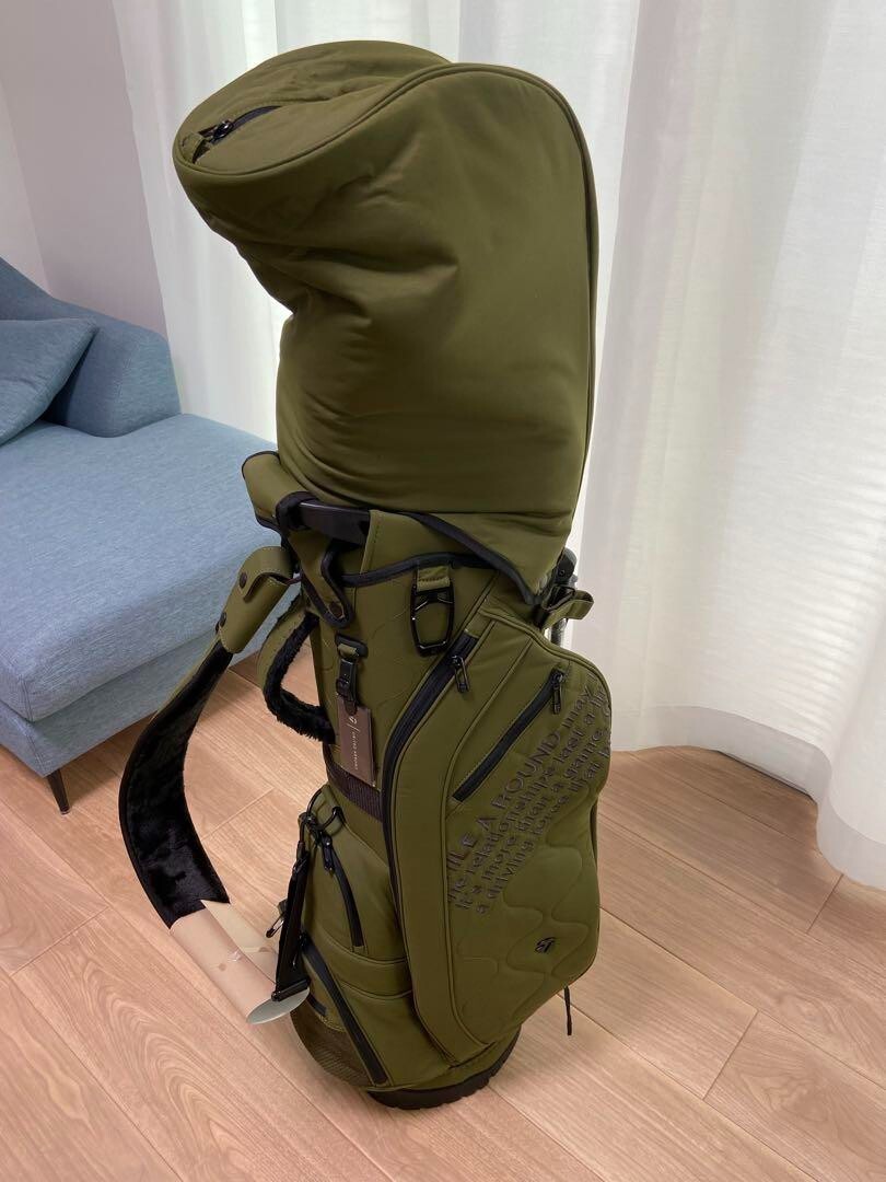 TaylorMade UNITED ARROWS Quilting Golf Stand Bag Olive New TaylorMade UNITED ARROWS Quilting Golf Stand Bag Olive New