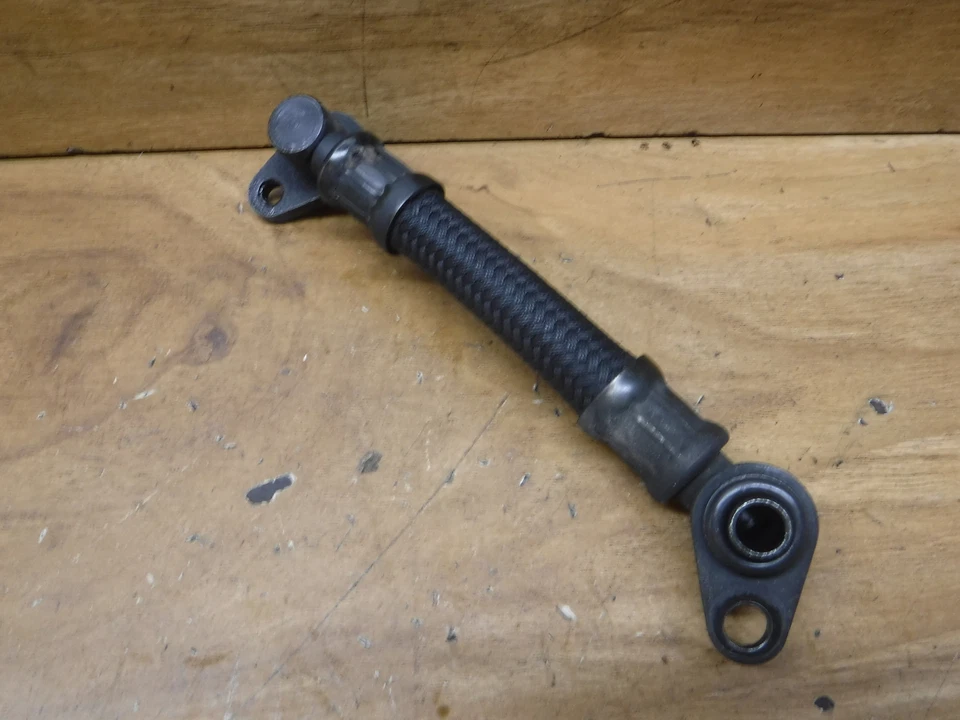 1985 85 HONDA NIGHTHAWK 700 OEM ENGINE MOTOR OIL COOLER HOSE LINE FAST SHIPPING - Image 4 of 4