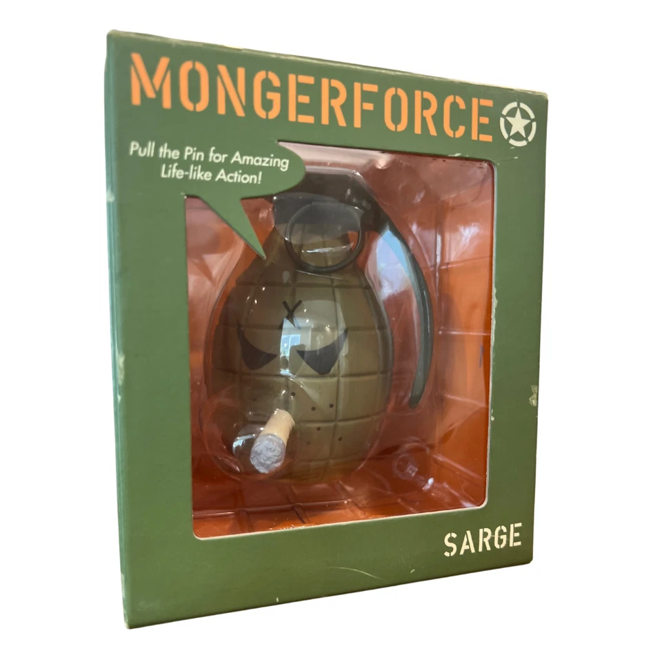 Kid Robot FRANK KOZIK MONGERFORCE SARGE Army Green Grenade Figure 2007 - Image 2 of 4