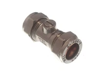 New Pipe Work Isolating Shut Off Valve 15mm - Onestopdiy - HD