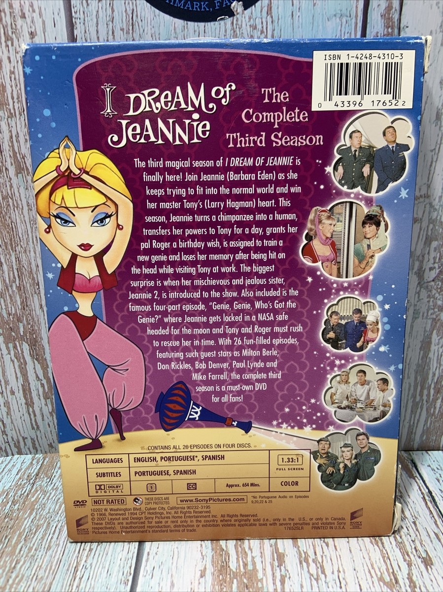 I DREAM of JEANNIE SEASON 3 The COMPLETE THIRD (1967-1968
