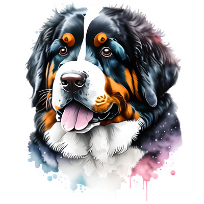 Huge XXXL Bernese Mountain Dog Car Sticker Dog Sticker