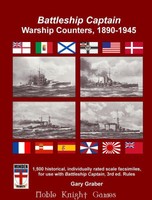Minden Wargame Battleship Captain Warship Counters, 1890-1945 Sc Mint on sale Minden Wargame Battleship Captain Warship Counters, 1890-1945 Sc Mint on sale