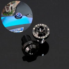 Motorcycle Rearview Mirror plug Bolt Flying saucer head M10 Titanium screw 