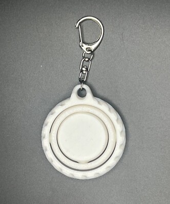 Solid center fidget spinner Keychain (3D printed, New, various colors available)