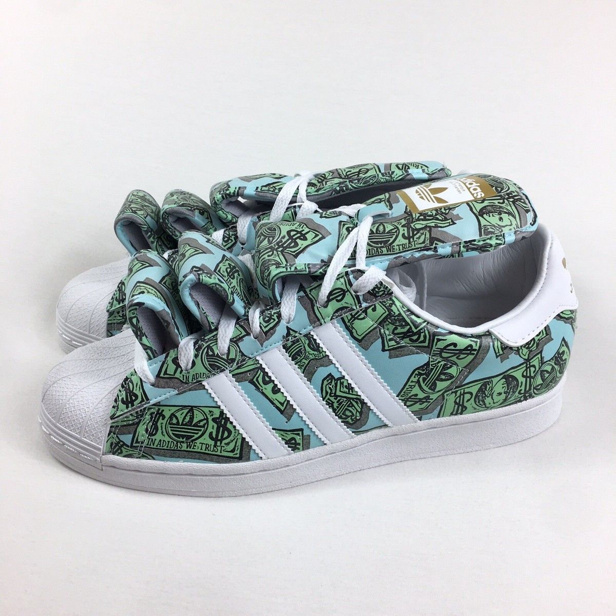 Adidas X Jeremy Scott Money Superstar Sneakers Men's Shoes Size 9