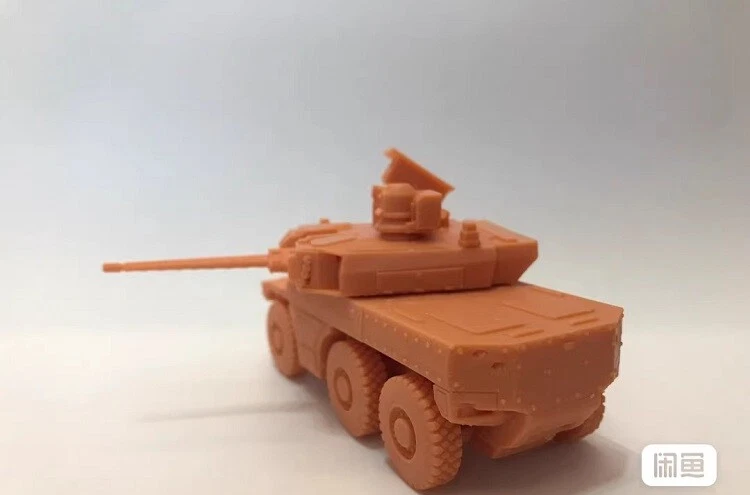 3D printed 1/87 French Army Jaguar Wheeled Armored Vehicle Unpainted Kit Model - Image 4 of 4