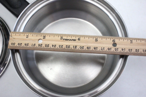 Lustre Craft Multi Core 5-lagig Edelstahl 7" Pfanne Kochtopf mit Deckel - Bild 11 von 12