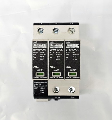Cooper Bussman BPM600UL BSPM3480DLGR Surge Protection Device 600V 20kA