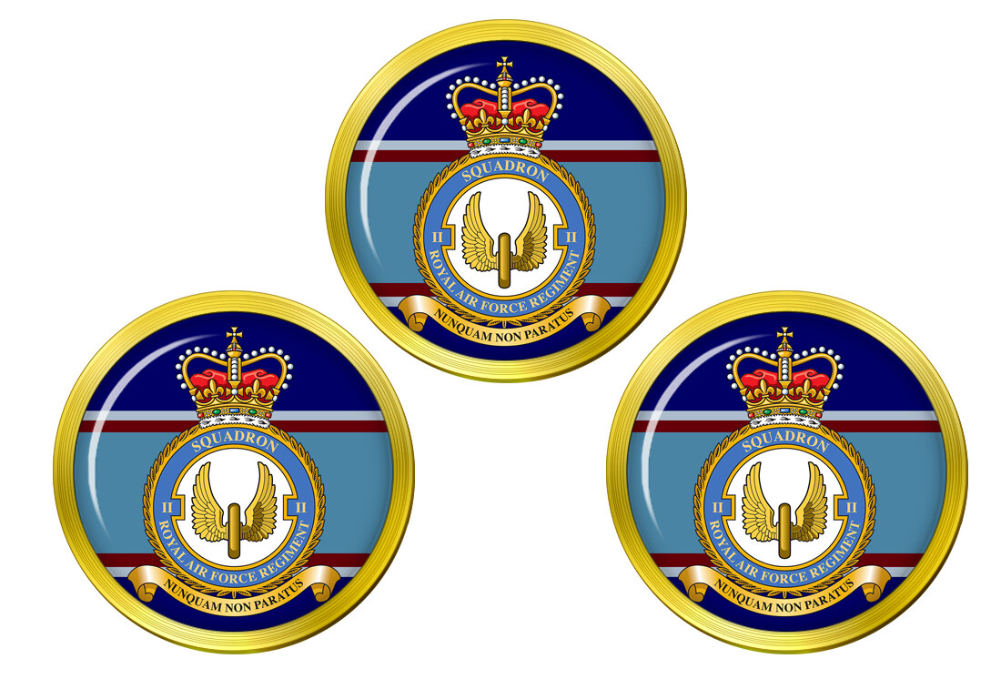 RAF Regiment 2 Squadron Golf Ball Markers