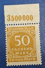 Stamp Germany Deutsches Reich 50 000 Mark 1923 Mi. Nr. 275 a [🇩🇪35874]