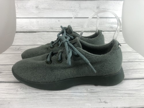 Allbirds Womens Wool Runners Green Running Shoes Sneakers Size 9 - Picture 3 of 8