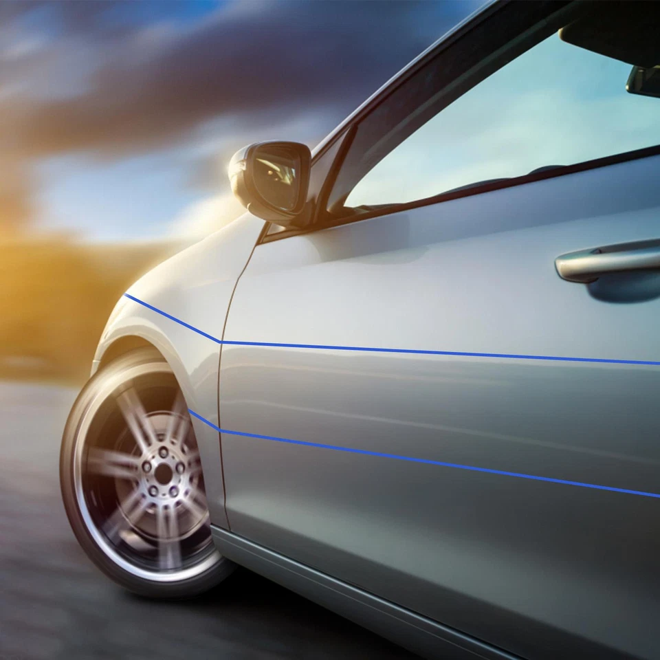 32-футовая виниловая полоска в тонкую полоску наклейка на автомобильную ленту - Изображение 2 из 4