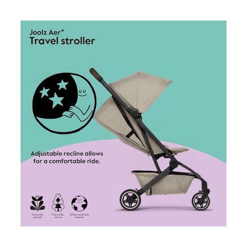 Joolz AER+ Lightweight Baby Stroller, Ultra Compact & Portable One-Hand Fold ... - Picture 5 of 9
