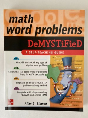 Math Word Problems Demystified, A Self-Teaching Guide By Allan G. Bluman | Ebay