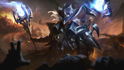 League of Legends high noon viktor gzg riot games art playmat gaming mat