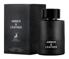 MAISON ALHAMBRA AMBER & LEATHER EDP Perfume 100 ML Super Rich UAE Version