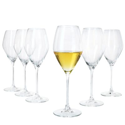 6x Doyenne Champagnergläser 130ml mit Fuß Sekt Prosecco-Glas Party Dessert-Wein