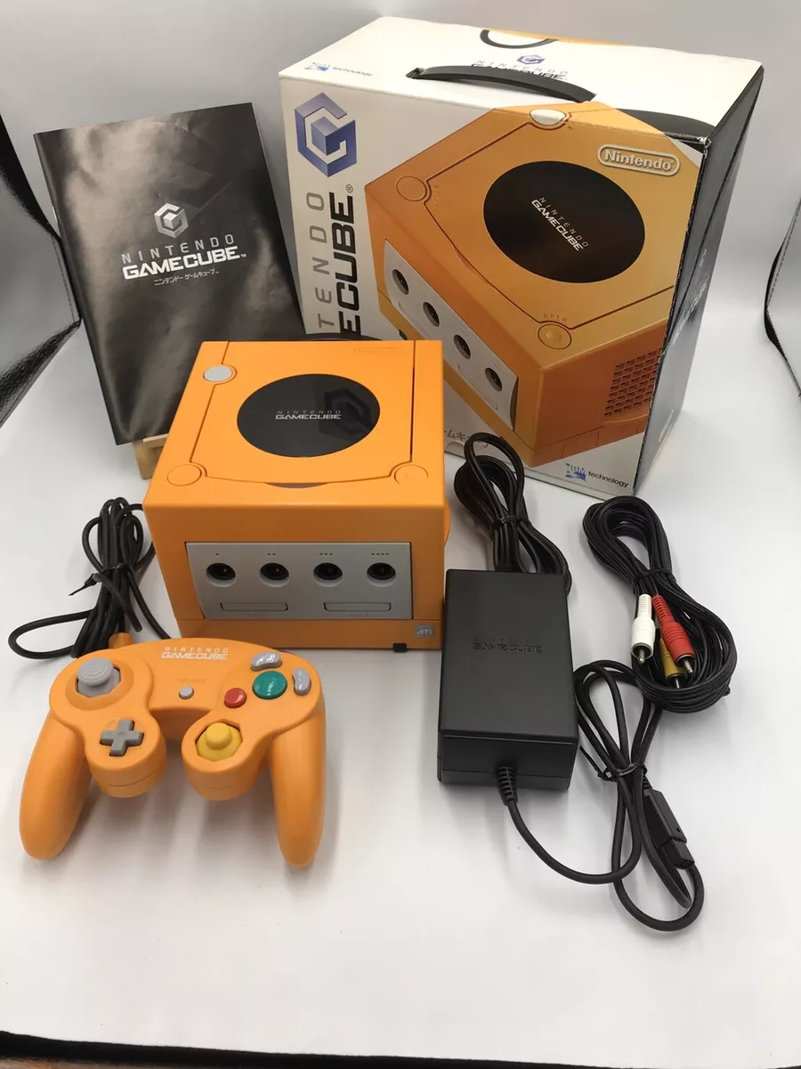 極美品・完品】☆ NINTENDO GAMECUBE Orange ☆-