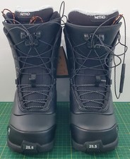 Nitro Crown TLS Snowboardschuhe Damen Schwarz MP255 EU 39 1/3 (UK 6.5)